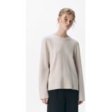 Pullover - Gebreid - Ronde Hals - Lange Mouwen - Losse Pasvorm - Donkerblauw