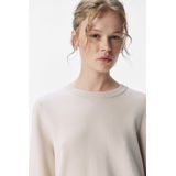 Pullover - Gebreid - Ronde Hals - Lange Mouwen - Losse Pasvorm - Donkerblauw