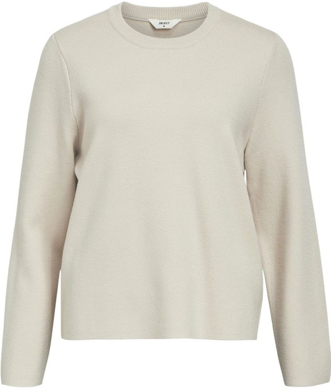 Pullover - Gebreid - Ronde Hals - Lange Mouwen - Losse Pasvorm - Donkerblauw