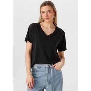 Object - Annie T-shirt - Zwart - 65% TENCEL™ Modal, 35% Polyester