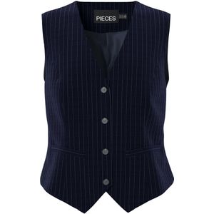 Pieces - Bozzy - Gilet - Knoopsluiting - Voorzakken