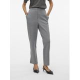 Vero Moda - Lange Broek - Grijs - 66% Gerecycled Polyester, 34% Katoen