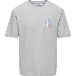 Only Sons - Heren Tee SS Keane Tee - Grijs