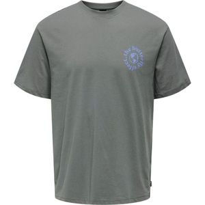 Only Sons - Heren Tee SS Keane Tee - Grijs