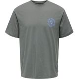 Only Sons - Heren Tee SS Keane Tee - Grijs