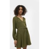 Jurk - VMMeloney - Effen - Gerecycled Materiaal - Kort/mini - Lange Mouw