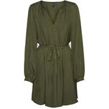 Jurk - VMMeloney - Effen - Gerecycled Materiaal - Kort/mini - Lange Mouw