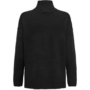 Only Trui Onlgabriel Life Highneck Knt No 15297172 Black Dames