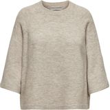 ONLY ONLSIMONI PULLOVER KNT NOOS Dames Trui Pumice Stone Melange