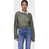 Only Trui Onlsmilla Short Pullover Knt No 15300575 Kalamata Dames
