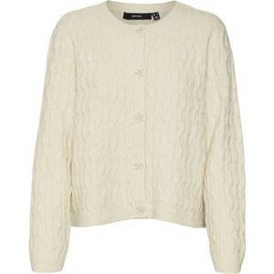 Vero Moda - Vmelya Ls o-Neck Cardigan Ga Boo - Dames - Cardigans