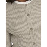Only Vest Onlkatia Ls Button Cardigan Knt Nca 15311840 Mocha Meringue/w. Melange Dames