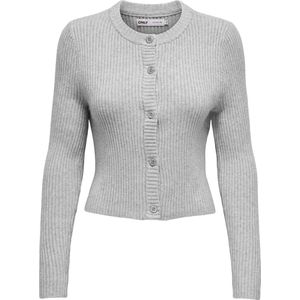 ONLY - ONLKatia - Gebreid Vest - Lichtgrijs