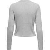 ONLY - ONLKatia - Gebreid Vest - Lichtgrijs