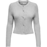 ONLY - ONLKatia - Gebreid Vest - Lichtgrijs
