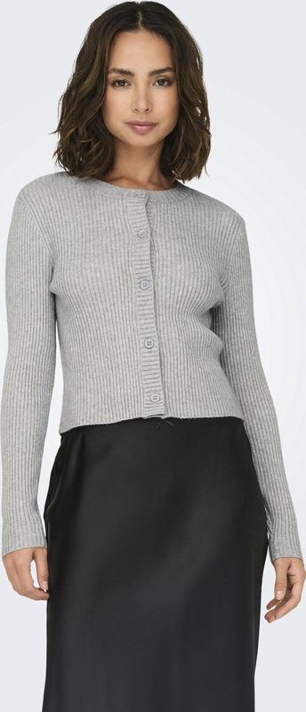 ONLY - ONLKatia - Gebreid Vest - Lichtgrijs