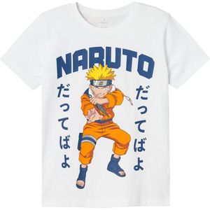 Naruto Uzumaki - T-shirt - Wit - Jersey - Regular Fit