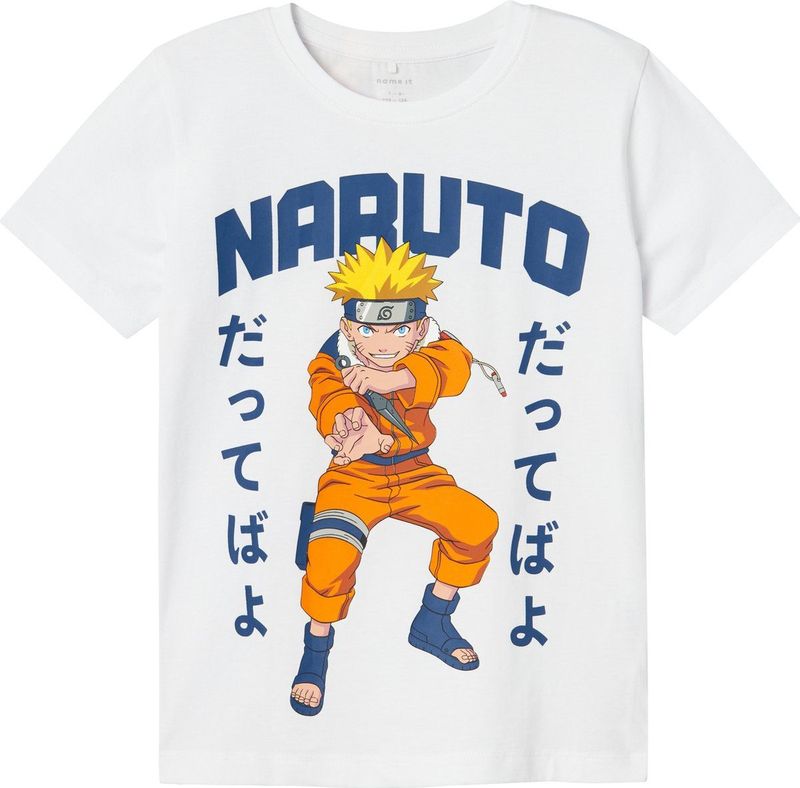 Naruto Uzumaki - T-shirt - Wit - Jersey - Regular Fit