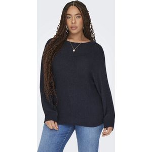 ONLY CARMAKOMA - Gebreide Pullover - O-hals - 3/4 Mouwen - Plus-size