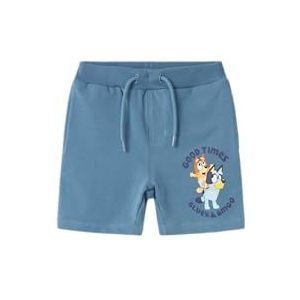 Nmmakley Bluey Long SWE Shorts Unb Sky, Provincial Blue, 92