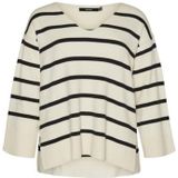 Gebreide Pullover - V-Hals - Lange Mouwen - Curvy