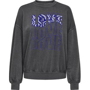 Sweater - ONLNATALIE - Sweatstof - Ronde Hals - Lange Mouw - Wijde Pasvorm