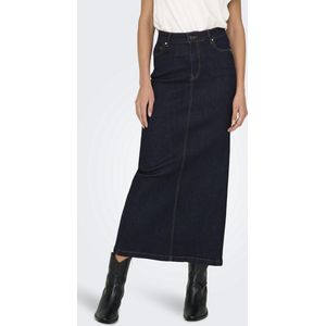 Spijkerrok - Donkerblauw - Katoen/Polyester - Enkellang