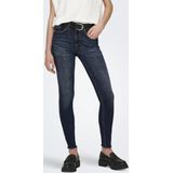 Only Jeans Onlblush Mid Sk Ankle Rw Dnm Dot245 15326910 Dark Blue Denim Dames
