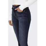 Only Jeans Onlblush Mid Sk Ankle Rw Dnm Dot245 15326910 Dark Blue Denim Dames