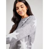 Only - Onlrosie - Trui - Grijs - Glitter Dessin