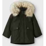 NAME IT Nmmmillo Parka Jacket Long Noos herenjas voor kinderen, Rosin, 116