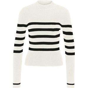 Noisy may Trui Nmfifi High Neck Rib Knit 27027551 Sugar Swizzle Dames