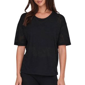 Onpaub - Bia - T-shirt - Zwart - Katoen - Loose Fit