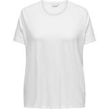 ONLY CARMAKOMA - T-shirt - Zwart - Jersey - Regular Fit