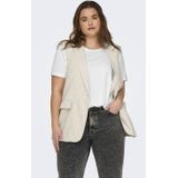 ONLY CARMAKOMA T-shirt - O-hals - Korte Mouwen - Jersey - Regular Fit