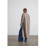 Noisy May - Nmcaddy Long Coat Fwd Noos - Lange Jas - Nomad/Melange - Dames