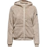 Only Play Fluffy Hood Fz Ls Jack Dames - Grijs