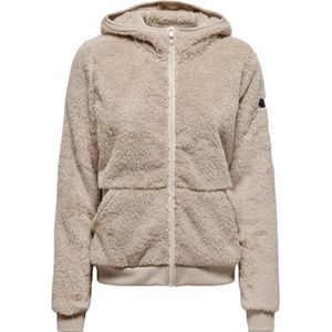 Only Play Fluffy Hood Fz Ls Jack Dames - Grijs