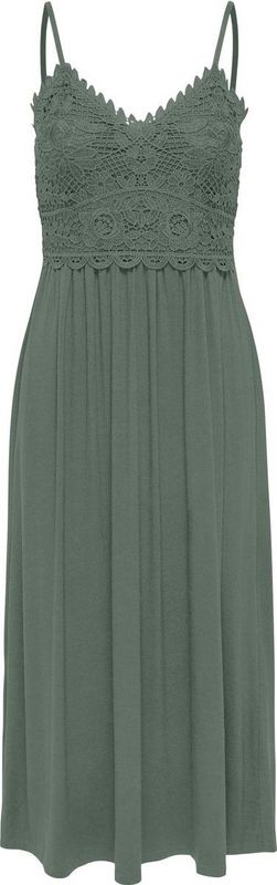 ONLY - ONLHoney - Jurk - Donkergroen - 3/4 Lengte - Mouwloos