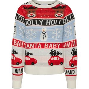 Gebreide Pullover - Rood - O-hals - Lange Mouwen - Junior