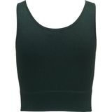 Onpjaia - Top - Mouwloos - Cropped - Slim Fit - Ribstof - ATHLEISURE