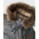 NAME IT - NMMSnow05 - Functionele Jas - Blauw - Grijs - Donkergroen - Oranje