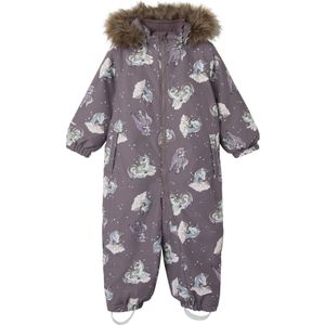 NAME IT Sneeuwpak voor meisjes, Mus/Aop:eenhoorn Sky, 80