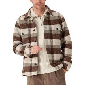 Selected Homme - Slharchive Overshirt B Noos - Jassen - Bruin - Wol