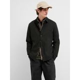 Selected - SLHSLIMOWEN-FLANNEL - Overhemd - Effen - 100% Katoen