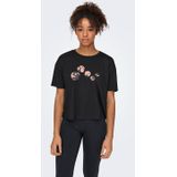 Onpaub - Elle t - Kort - Sportshirt - Dames - Kleur Grijs Blauw