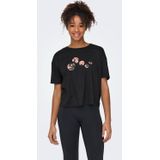 Onpaub - Elle t - Kort - Sportshirt - Dames - Kleur Grijs Blauw