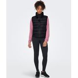 Only play fine fused waistcoat otw bodywarmer in de kleur zwart.