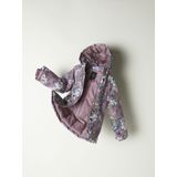 Functionele Jas - NMMaxi - Softshell - Bloemenprint - Met Afneembare Capuchon