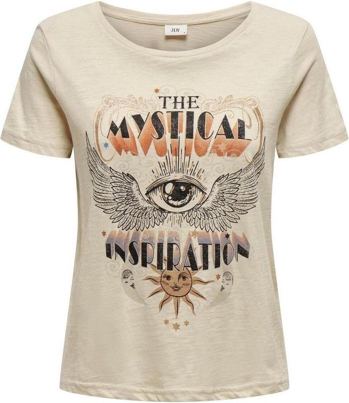 Jacqueline de Yong - Vupti Slub SS O Neck - T-shirt - Katoen